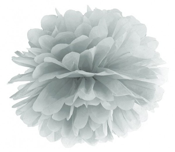 Pompon Romy silber 25cm