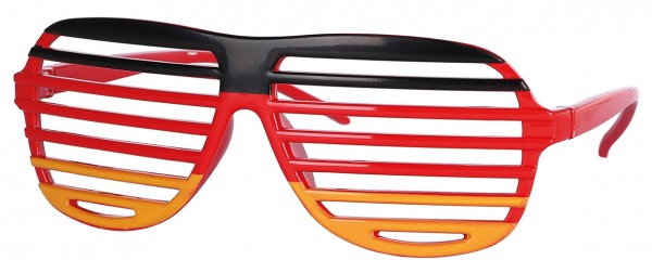 Deutschland Brille mit Gitter