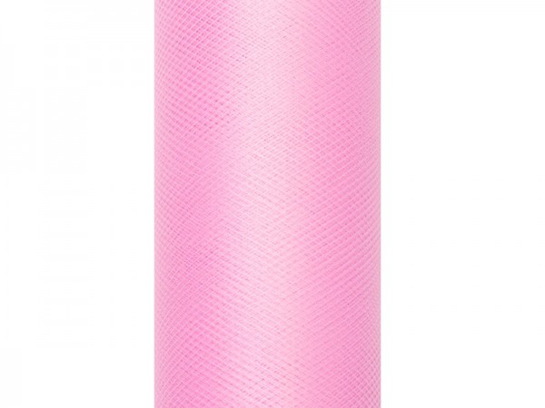 Tüll Stoff Luna hellrosa 9m x 30cm