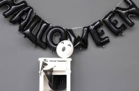 Folienballon Halloween Schriftzug 40cm