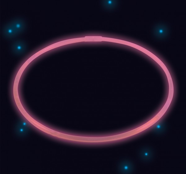 Power Glowstick Halskette 51cm Pink