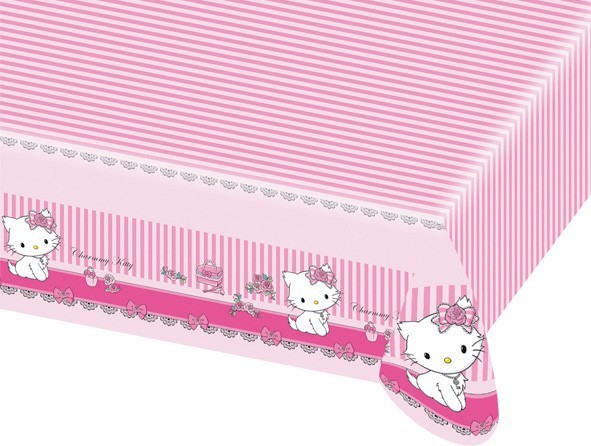 Charmmy Kitty Rosa Tischdecke 120 x 180cm