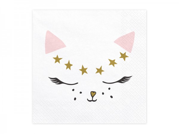 20 Katze Kiki Servietten 33cm