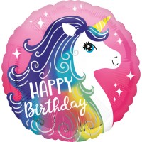 Einhorn Ballon Rainbow Dust 45cm