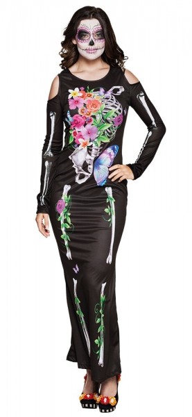 Buntes Dia De Los Muertos Kleid