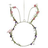 Osterhase Blumen Hänger 32cm