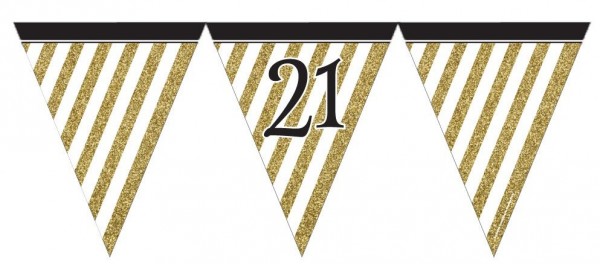 Magical 21st Birthday Wimpelkette 3,7m