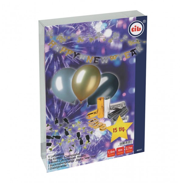 Silvester Partyset Elegance 15-teilig