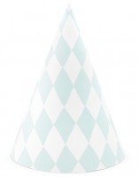 Vorschau: 6 Candy Party Hüte 16cm