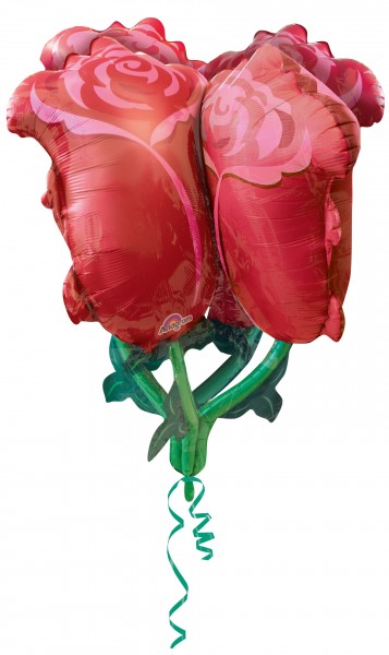 Folienballon Charming Rose 68 x 76cm