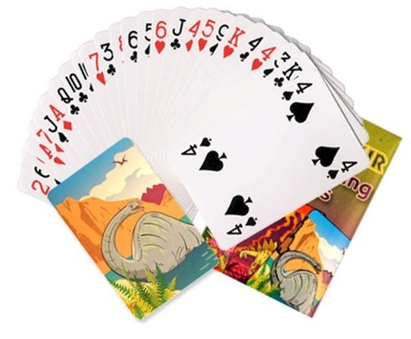Dinosaurier Spielkarten Deck
