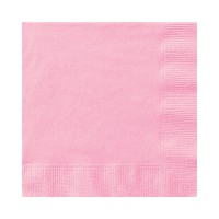 20 Servietten Vera hellrosa 25cm