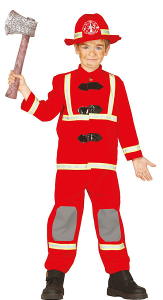 Brandman brandkårens kostym för barn