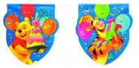 Birthday Winnie Puuh Wimpelkette 3,3m