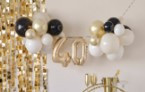 Elegante 40ter Geburtstag Ballongirlande XX-teilig