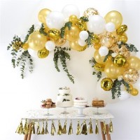Ballongirlande gold 70-teilig