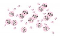 2 Streudeko-Beutel Sweet Donkey rosa 2,5cm