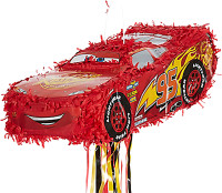 Lightning McQueen Zieh-Piñata