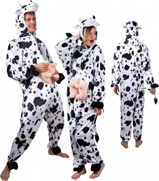 Unisex Plüsch Kuh Kostüm