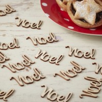 Vintage Weihnacht Noel Holz Streudeko