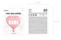Baby Prinzessin Herzballon 45cm