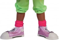 Pinke XXL Clowns Sneaker Glitzer