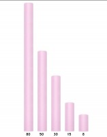 Vorschau: Tüll Stoff Luna babyrosa 20m x 8cm