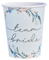 8 Boho Wedding Eco Pappbecher 266ml