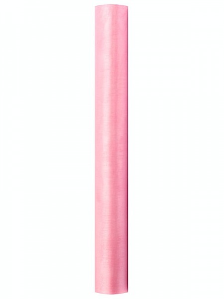 Organza auf Rolle hellrosa 36cm x 9m 2