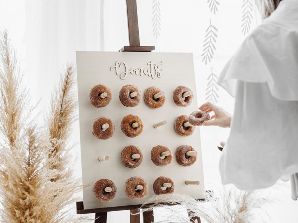 Holz Donutwand Forest Party 45 x 55cm 2