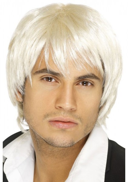 Blonde Softie Boyband Perücke Für Herren