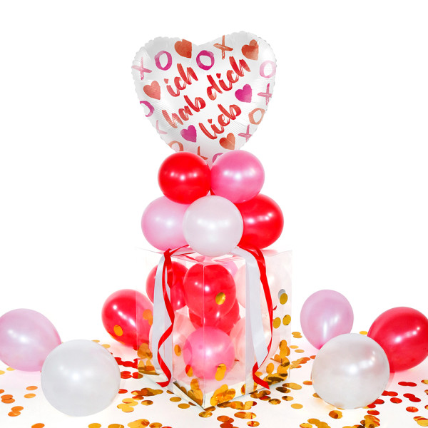 Balloha Geschenkbox DIY XOXO Love XL