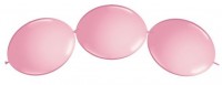 50 Hellrosa Girlandenballons 30cm