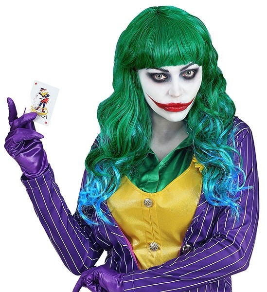 Grüne Mad Joker Damenperücke 2