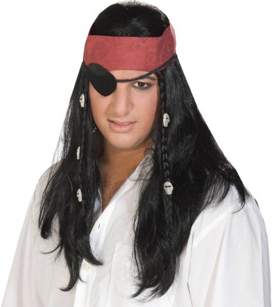 Piratenperücke Mit Bandana 2