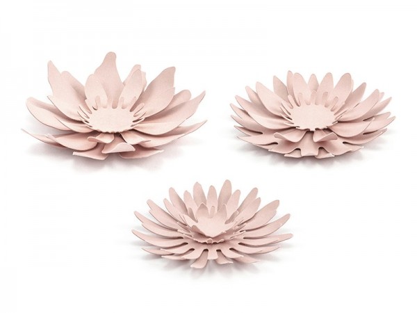 3 Rosa DIY Dekoblumen Bloomingville