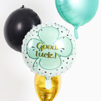 Good Luck Kleeblatt Folienballon 45cm