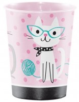 Katzen Hotel Kunststoffbecher 473ml
