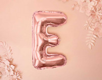 Vorschau: Folienballon E roségold 35cm