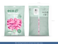 100 Eco Pastell Ballons rosa 30cm