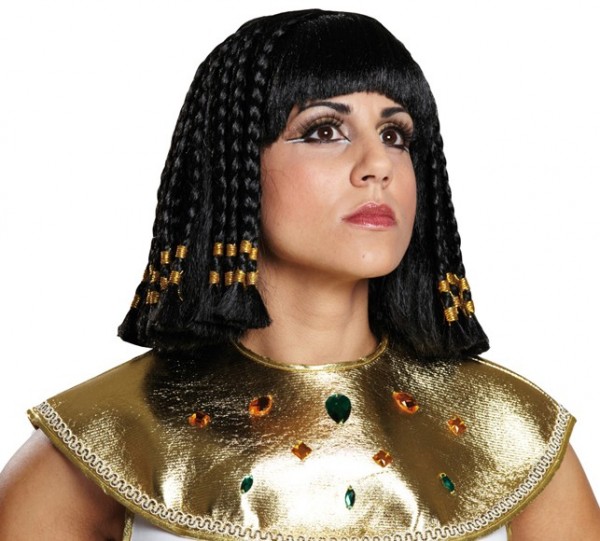 Antik Cleopatra peruk med flätor