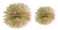 Pompon Romy gold 35cm