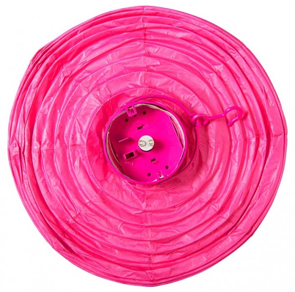 Rosa LED-lykta 30cm 3