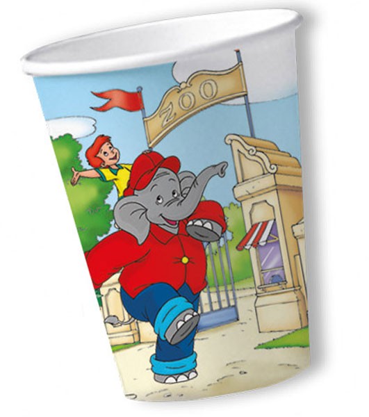 8 Benjamin Blümchen Becher 200ml