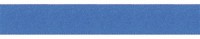 Blaue Satin Kuchenrüsche 1m