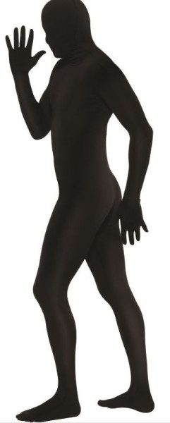 Morphsuit Mit Bauchtasche Schwarz 2