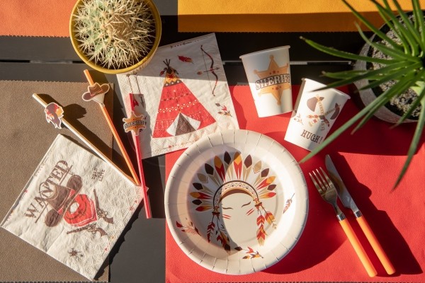 20 Wild West Servietten 33cm