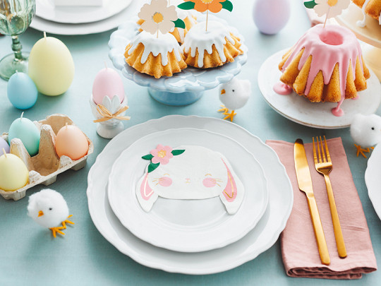 Gelbe Oster Brunch Ei Kerze 10cm 4