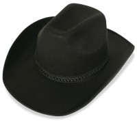 Schwarzer Cowboyhut Liam