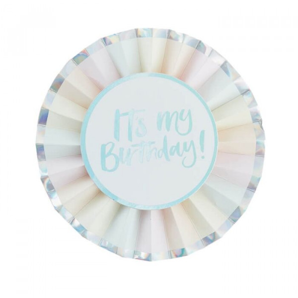 Pastell Regenbogen Birthday Anstecknadel